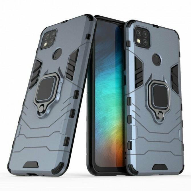 Чехол HONOR Hard Defence Series для Xiaomi Redmi 9c Space Grey (с держателем)-3