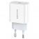 Мережевий зарядний пристрій Borofone BA38A Plus PD+QC3.0 White
