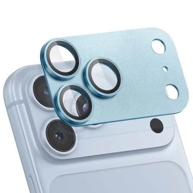 Защитное стекло на камеру Titan Armor для Apple iPhone 18 Pro Blue
