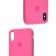 Оригинальный силиконовый чехол для iPhone Xs Max Малиновый