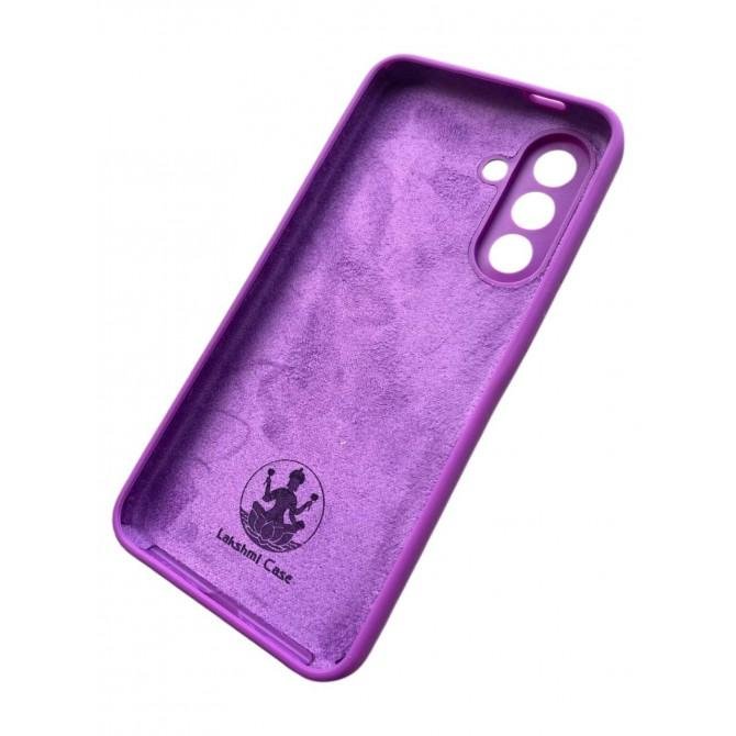 Чехол Original Soft Case Samsung Galaxy S24 FE Фиолетовый FULL-3