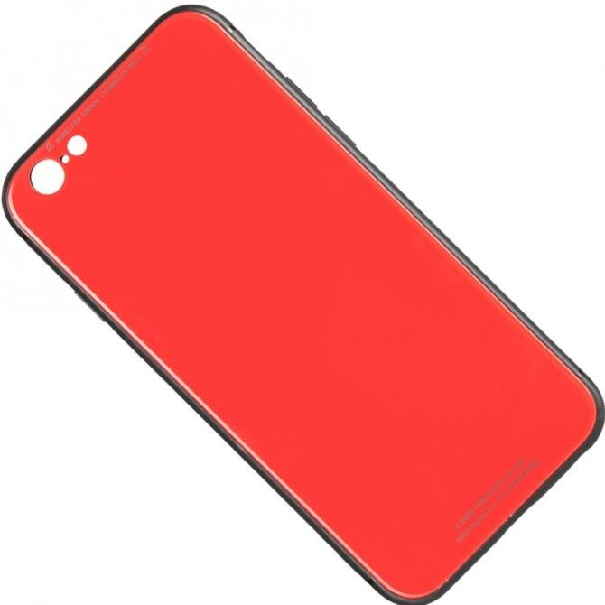 Чехол iPaky Glass Series для iPhone 7 Red-2