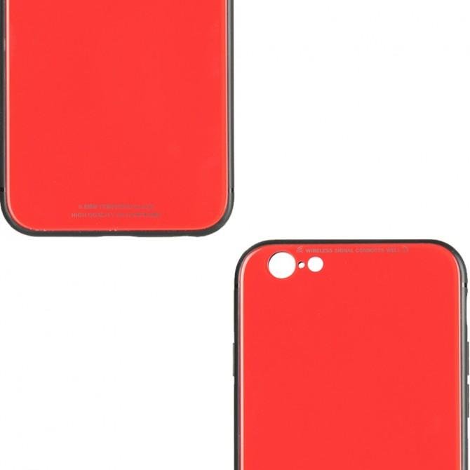 Чехол iPaky Glass Series для iPhone 7 Red-3