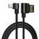 Кабель Hoco U37 Long Roam Type-C (L Shape) Чёрный 1.2m