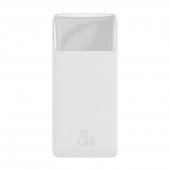 Додаткова батарея Baseus Bipow Digital Display Overseas Edition (20000mAh) 20W White Додаткова батарея Baseus Bipow Digital Display Overseas Edition (20000mAh) 20W White