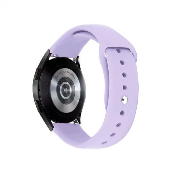 Ремешок универсальный силиконовый Semi-twill 22mm Сиреневый