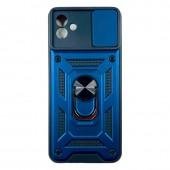 Чехол HONOR Hard Defence Series Samsung A045 Galaxy A04 Blue (with Camshield and magnet)