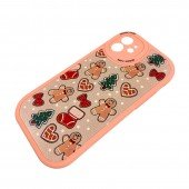 Чохол TPU Cute Christmas iPhone 11 Pink Чохол TPU Cute Christmas iPhone 11 Pink