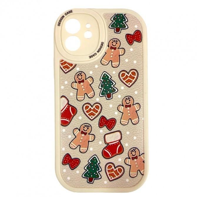 Чехол TPU Cute Christmas iPhone 11 White