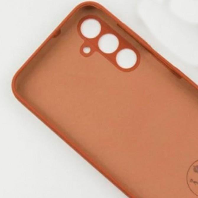 Силиконовый чехол Soft для Samsung A256 Galaxy A25 Коричневый FULL-1