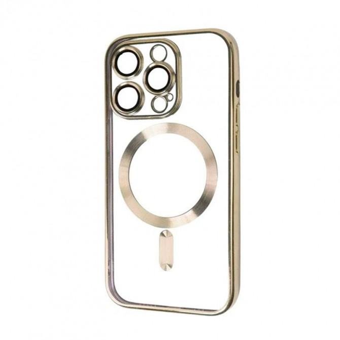 Силиконовый чехол SHINING with MagSafe для iPhone 11 Серебрянный