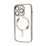 Силіконовий чохол SHINING with MagSafe для iPhone 11 Срібний