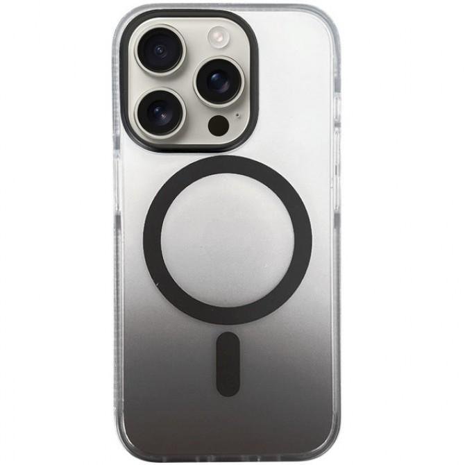 Чехол TPU+PC Shadow with MagSafe для Apple iPhone 15 Pro (6.1") Black