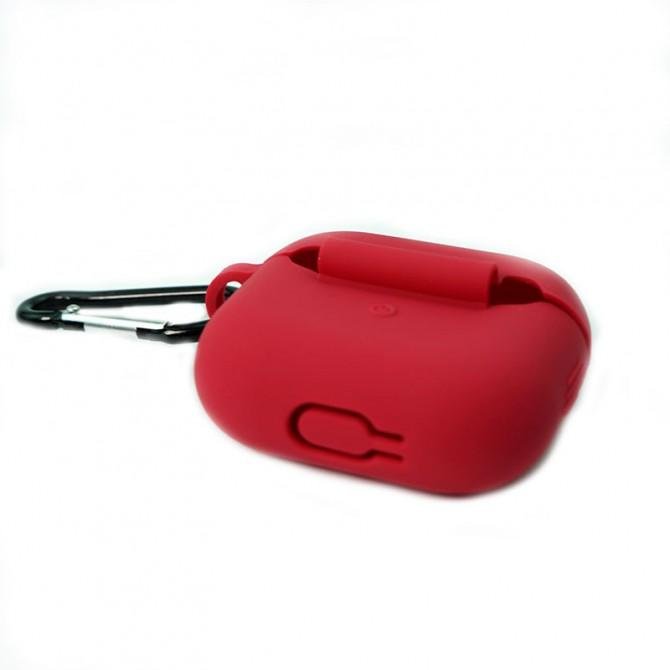 Чехол U-Like Silicone Protective Case For Airpods 3 Slim Rose Red-2