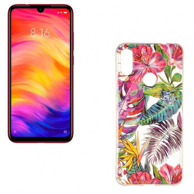 Накладка Gelius Flowers Shine for Xiaomi Redmi Note 7 Tropic-1