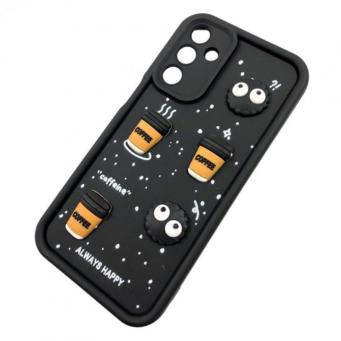 Чохол TPU Toys Case для Samsung Galaxy A16 4G/5G (Black / Always Happy)-2