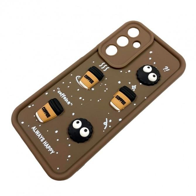 Чехол TPU Toys Case для Samsung Galaxy A16 4G/5G (Brown / Always Happy)-2