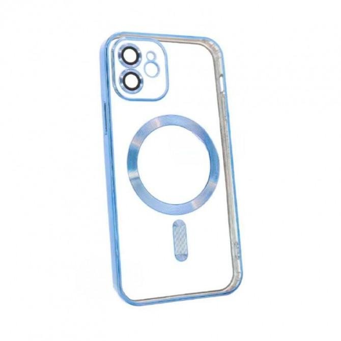 Силиконовый чехол SHINING with MagSafe для iPhone 12 Сиреневый