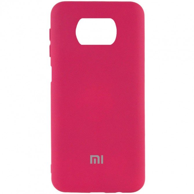Чохол Original Soft Case Xiaomi Poco X3 NFC Марсала FULL
