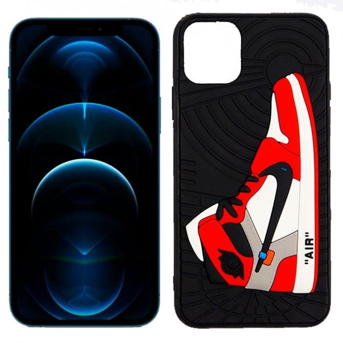 Чехол Goddess для iPhone 12 Pro Max AirJordan Black-Red