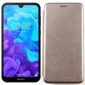 Чохол книжка U-Like Best для Huawei Y5 2019 Сiрий