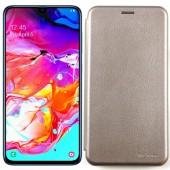 Чохол книжка U-Like Best для Samsung A705 Galaxy A70 2019 Сiрий