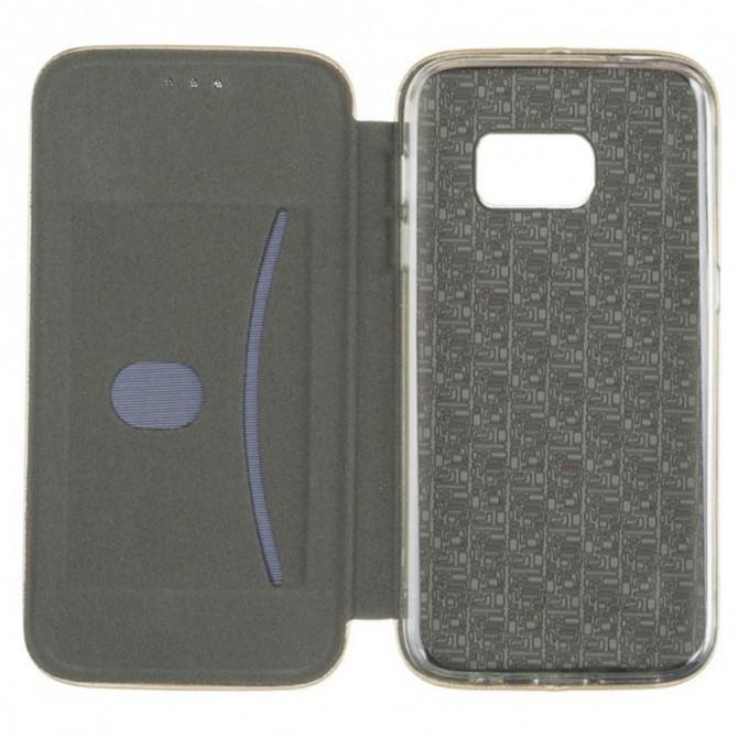 Чохол книжка U-Like Best для Samsung G930 Galaxy S7 Золотий-4