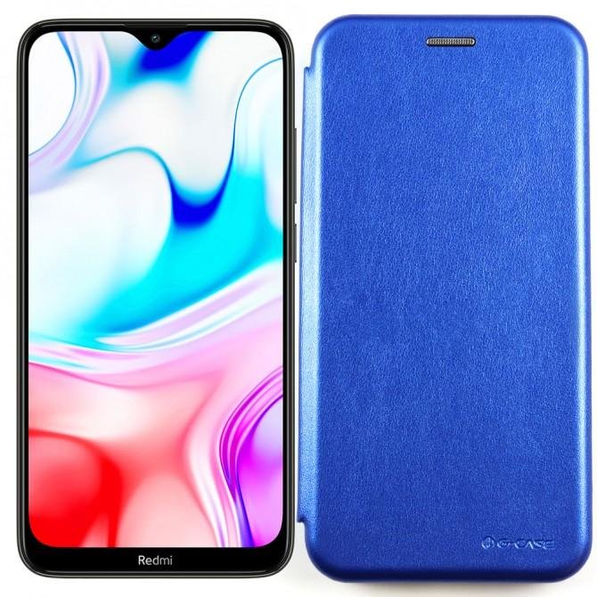 Чехол книжка U-Like Best для Xiaomi Redmi 8 Blue