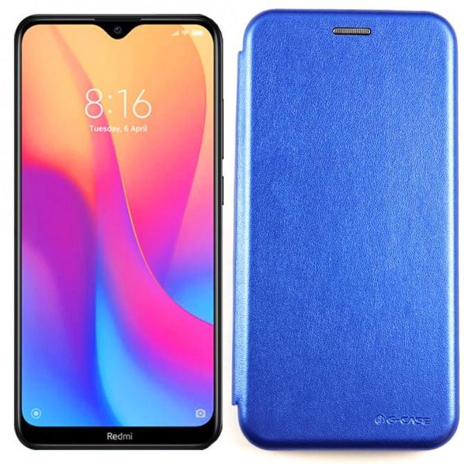 Чохол книжка U-Like Best для Xiaomi Redmi 8a Синiй