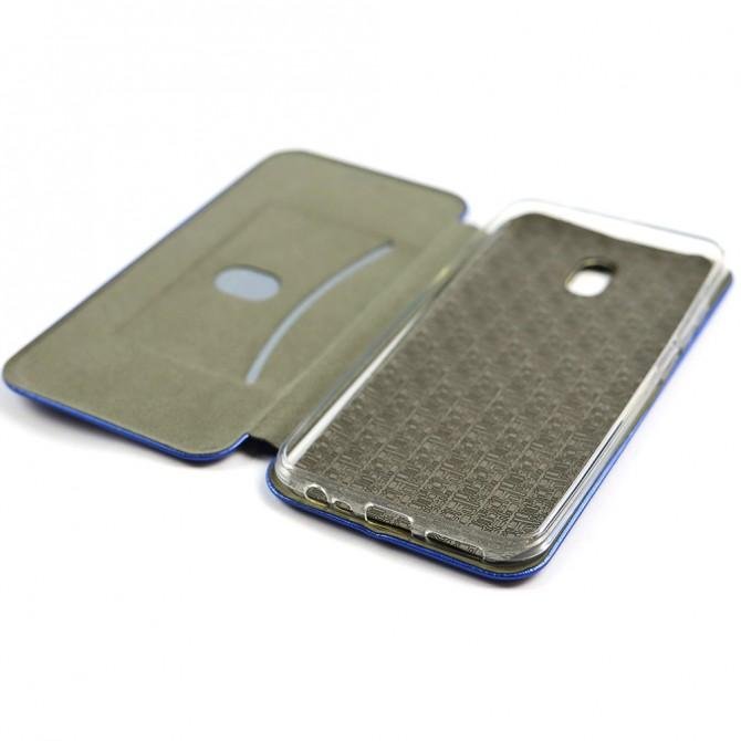 Чохол книжка U-Like Best для Xiaomi Redmi 8a Синiй-4