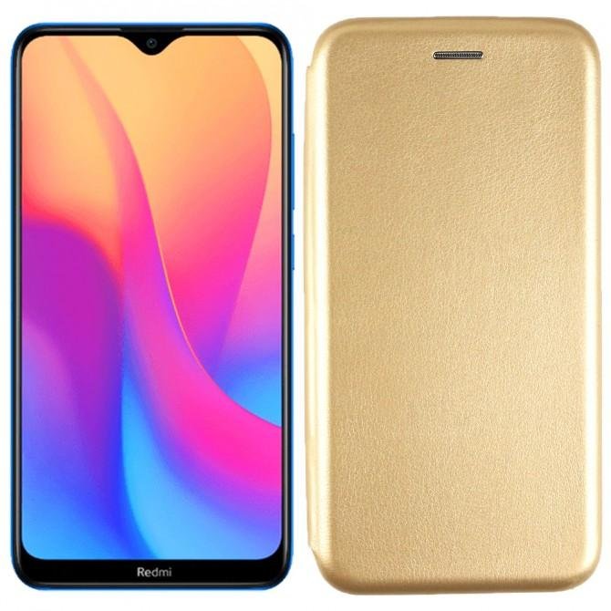 Чехол-книжка U-Like Best для Xiaomi Redmi 8a Золотой