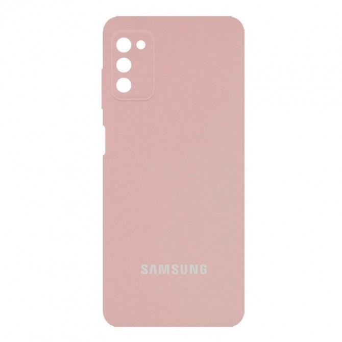 Чехол Original Soft Case Samsung A037 Galaxy A03s Бежевый FULL