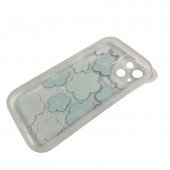 Чохол Flower Bush series for iPhone 15 Plus Blue/White Чохол Flower Bush series for iPhone 15 Plus Blue/White