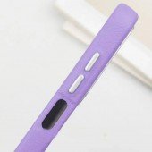 Кожаный чехол Leather Case Metal Buttons для Xiaomi Redmi Note 13 4G Light Purple Кожаный чехол Leather Case Metal Buttons для Xiaomi Redmi Note 13 4G Light Purple