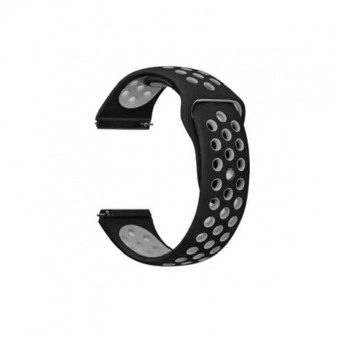 Ремінець універсальний 22mm Sport Nike Dark Grey/Black