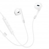 Дротовые наушники Hoco M109 Pure White + mic Дротовые наушники Hoco M109 Pure White + mic