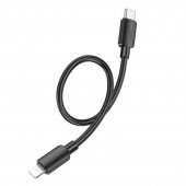 Кабель Hoco X96 Hyper 27W Type-C to Lightning Black 0.25m Кабель Hoco X96 Hyper 27W Type-C to Lightning Black 0.25m