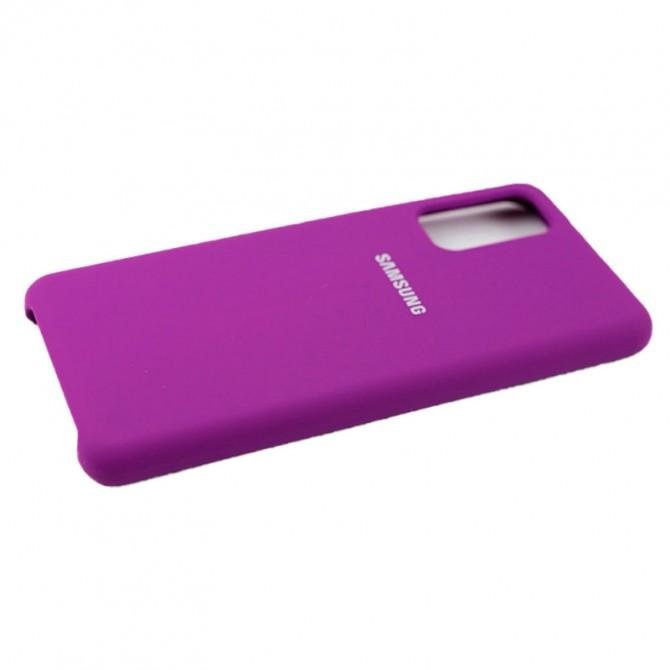Чехол накладка Original Soft Case Samsung Note 20 Фиолетовый FULL-4