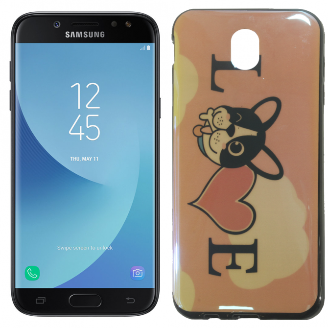 Чехол U-Like Picture series для Samsung J730 (J7 2017) Love Pink