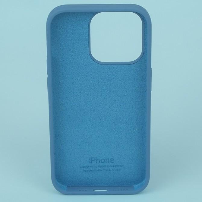 Cиліконовий чохол для iPhone 14 Pro Max Lavander Grey FULL-1