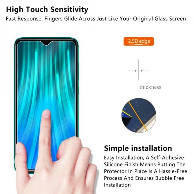 Захисне скло для XIAOMI Redmi Note 8T (0.3 мм, 2.5D)-1