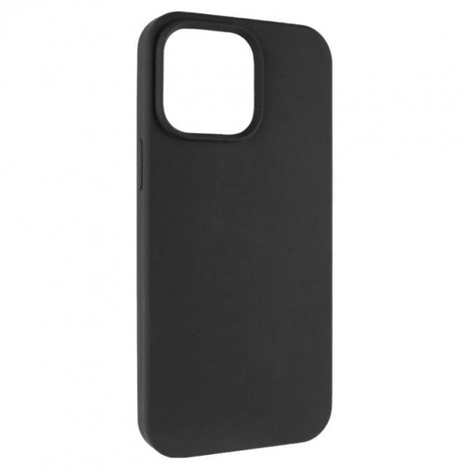 Силіконовий чохол для iPhone 15 Black FULL (NO LOGO)-1