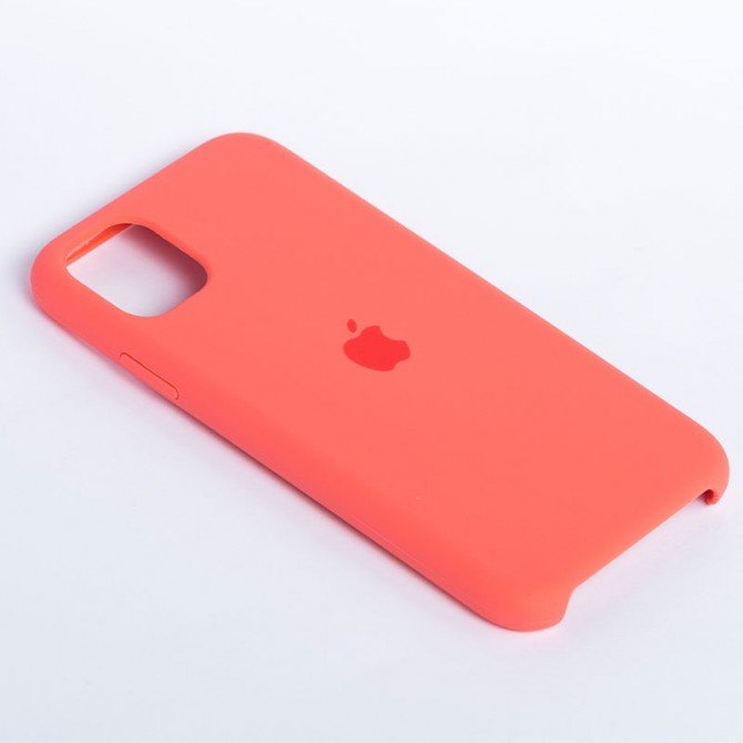 Оригінальний силіконовий чохол для iPhone 11 Світло Кораловий-3