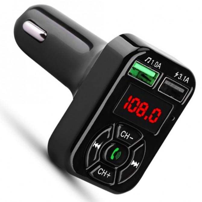 ФМ модулятор HAVIT HV-FM807BT Чорний-1