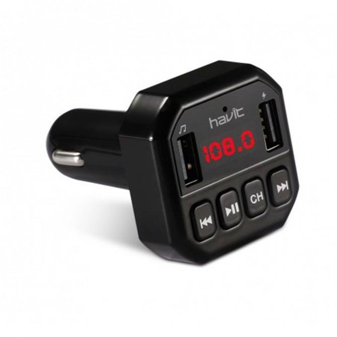 ФМ модулятор HAVIT HV-FM808BT Чорний