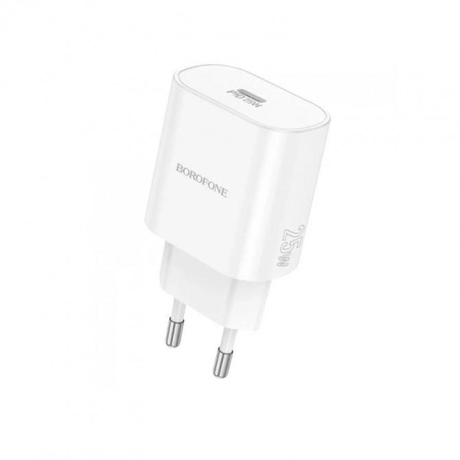 Сетевое зарядное устройство 1Type-C Borofone BA82A PD25W White