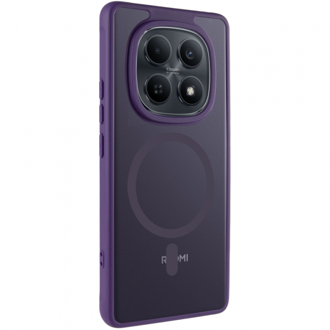 Чохол TPU+PC Lyon Frosted series with Magsafe Xiaomi Redmi Note 15 Pro 4G Purple-1