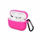 Чохол U-Like Silicone Protective Case For Airpods + Lock Hot Pink Чохол U-Like Silicone Protective Case For Airpods + Lock Hot Pink