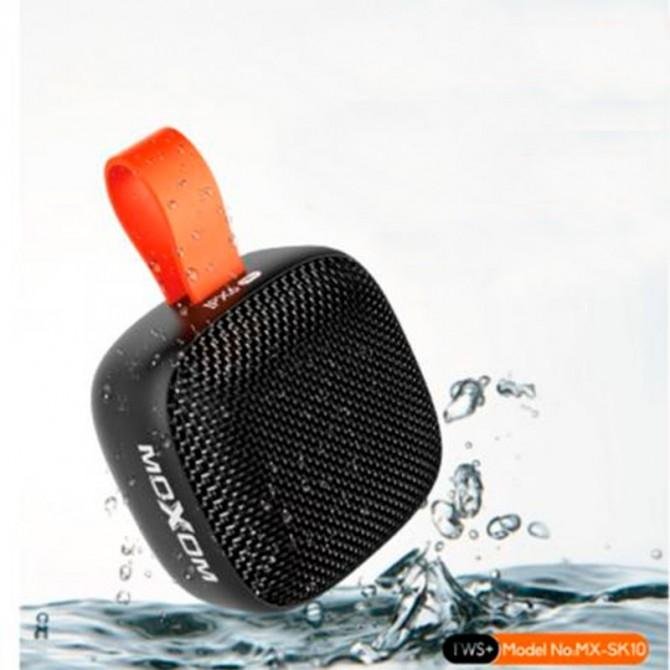 Портативна колонка MOXOM MX-SK10 (AUX/TF Card/Захист від вологи) Чорний-1
