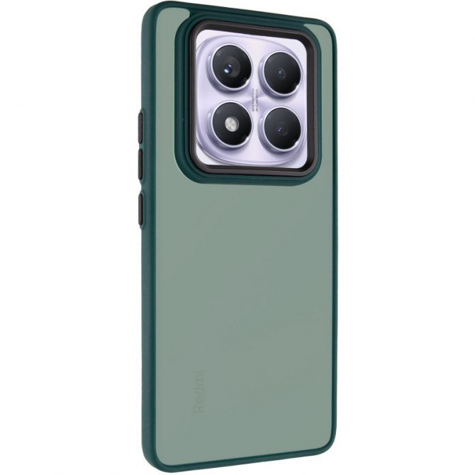 Чехол TPU+PC Lyon Frosted series Xiaomi Redmi Note 15 Pro 4G Green-1